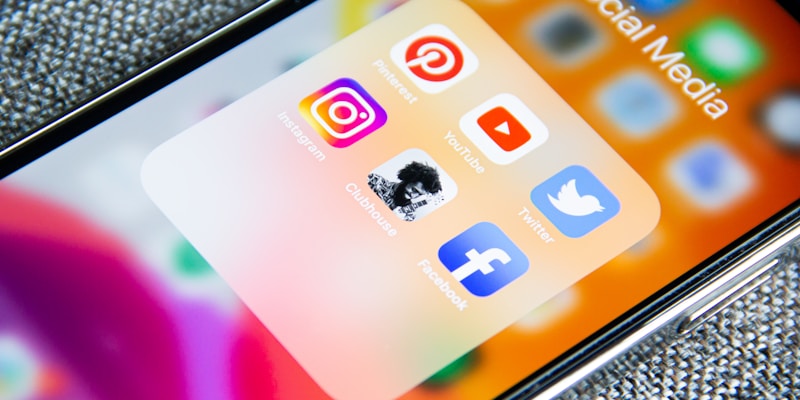 Social media management on a smartphone showing engagement signals