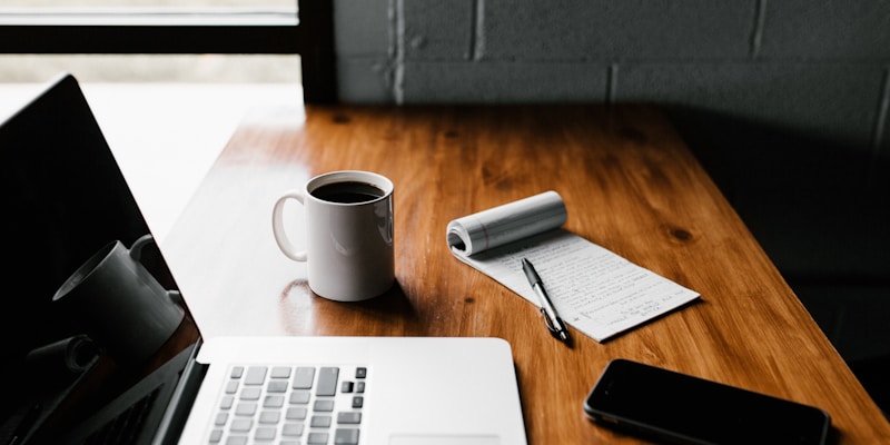 Editorial content strategy and writing workspace